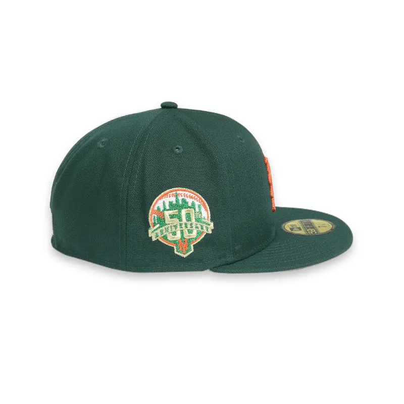 [70685656] New York Mets 50 Anniversary Green 59FIFTY Men's Fitted Hat