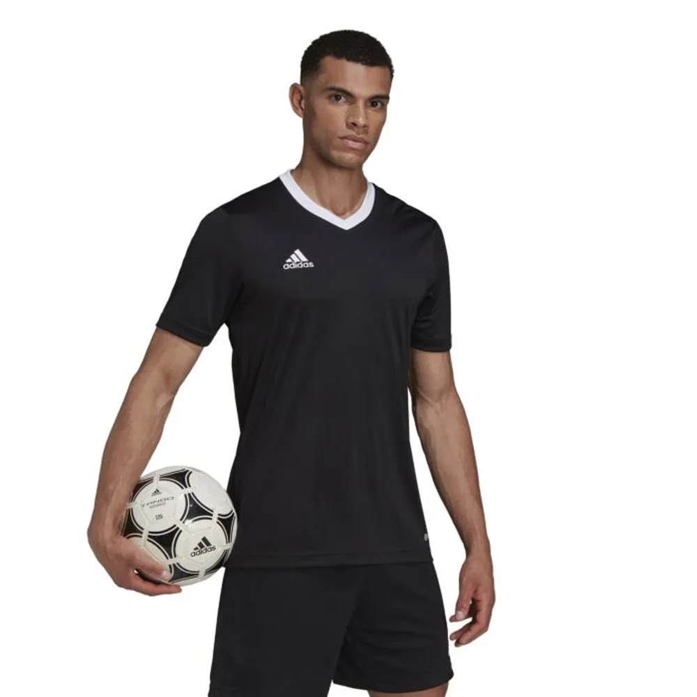 Adidas Adult Entrada 22 Jersey (Black/White)