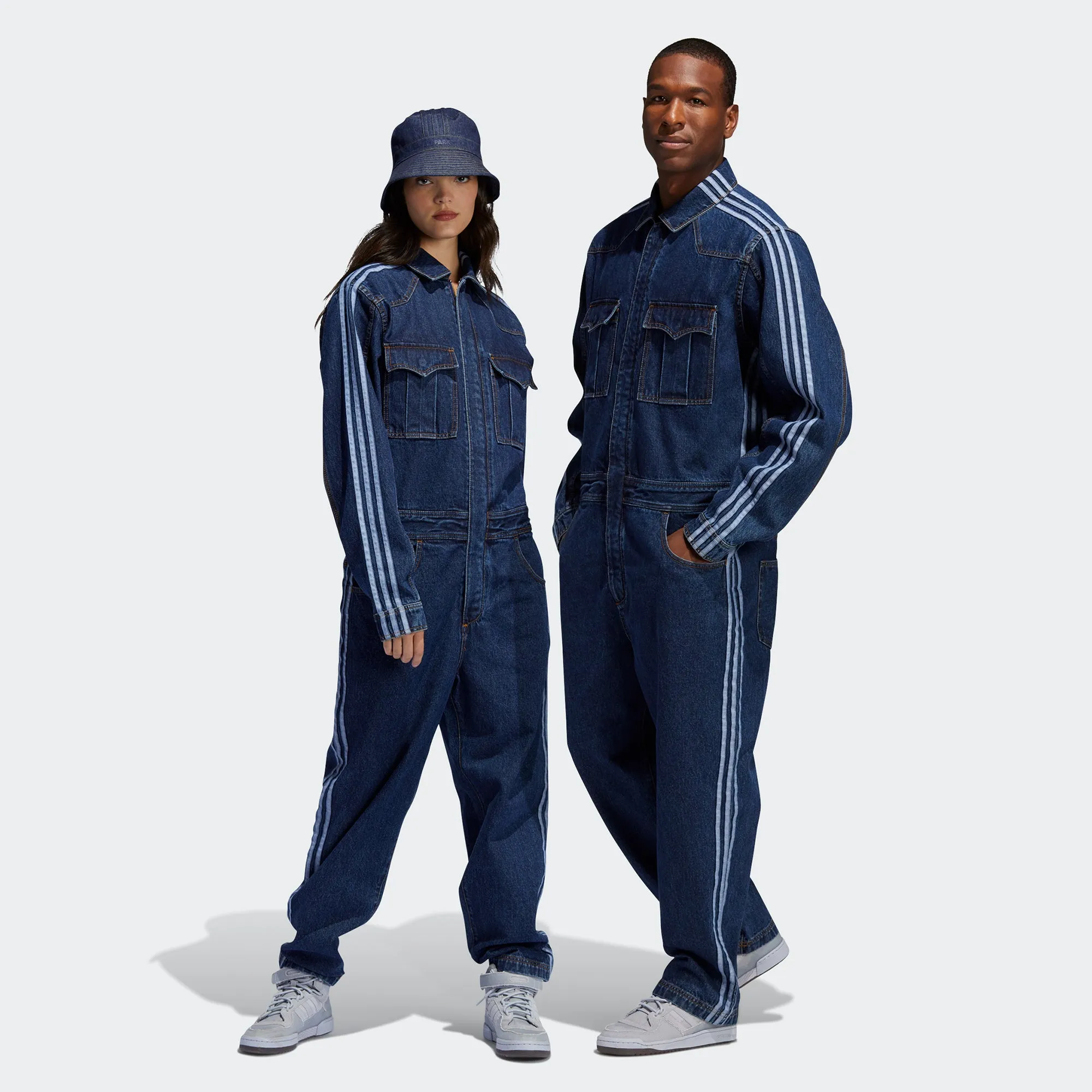 Adidas X Ivy Park Womens Denim Snap SU DRKDEN