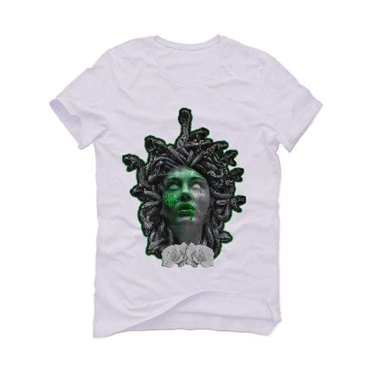 Air Jordan 4 (METALLIC PACK) GREEN 2020 White T-Shirt (illdussa)