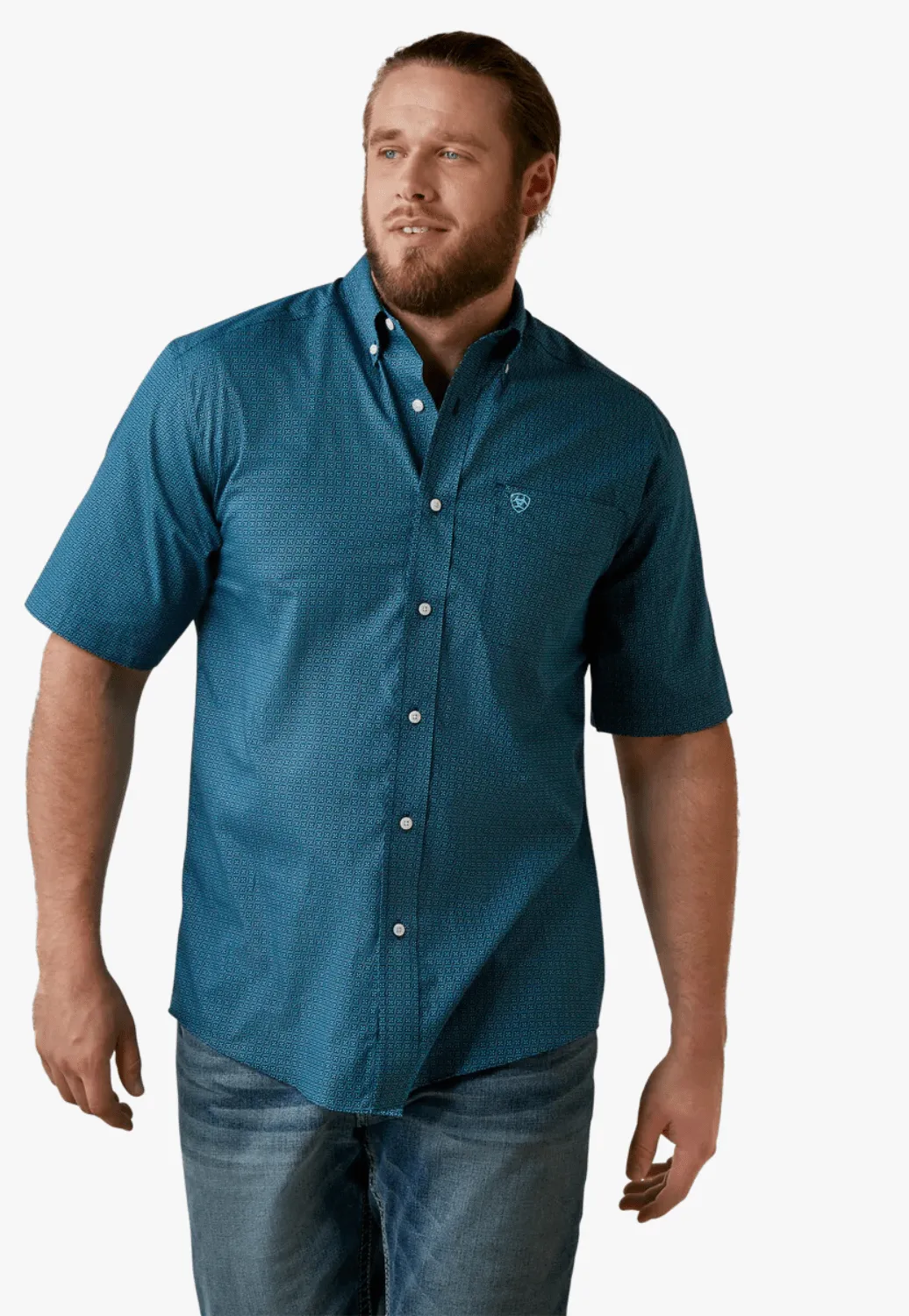 Ariat Mens Wrinkle Free Eli Classic Short Sleeve Shirt