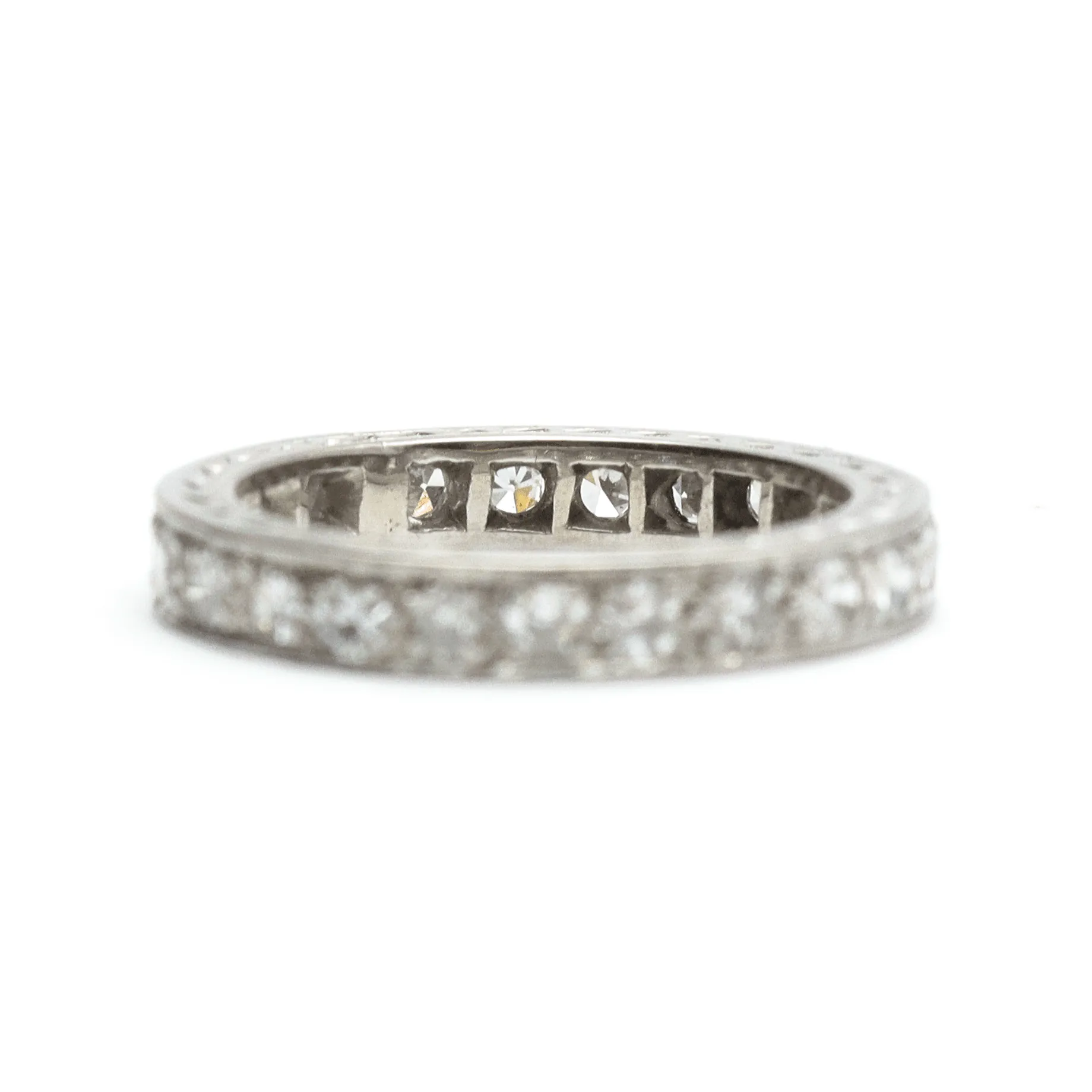 Art Deco 18 carat White Gold Diamond Eternity Ring