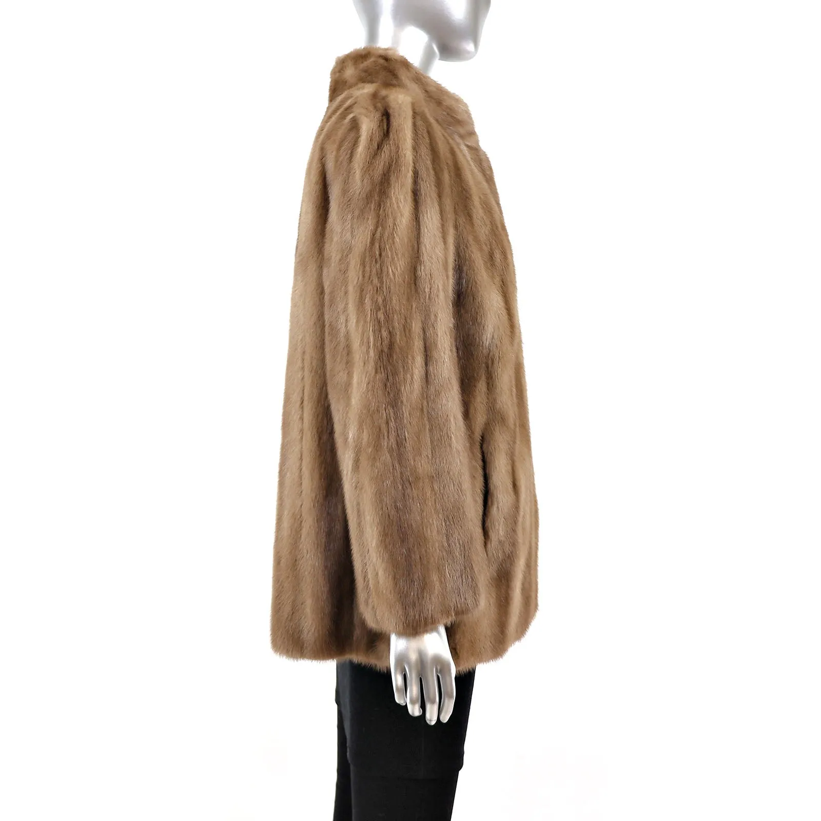 Autumn Haze Mink Jacket- Size M