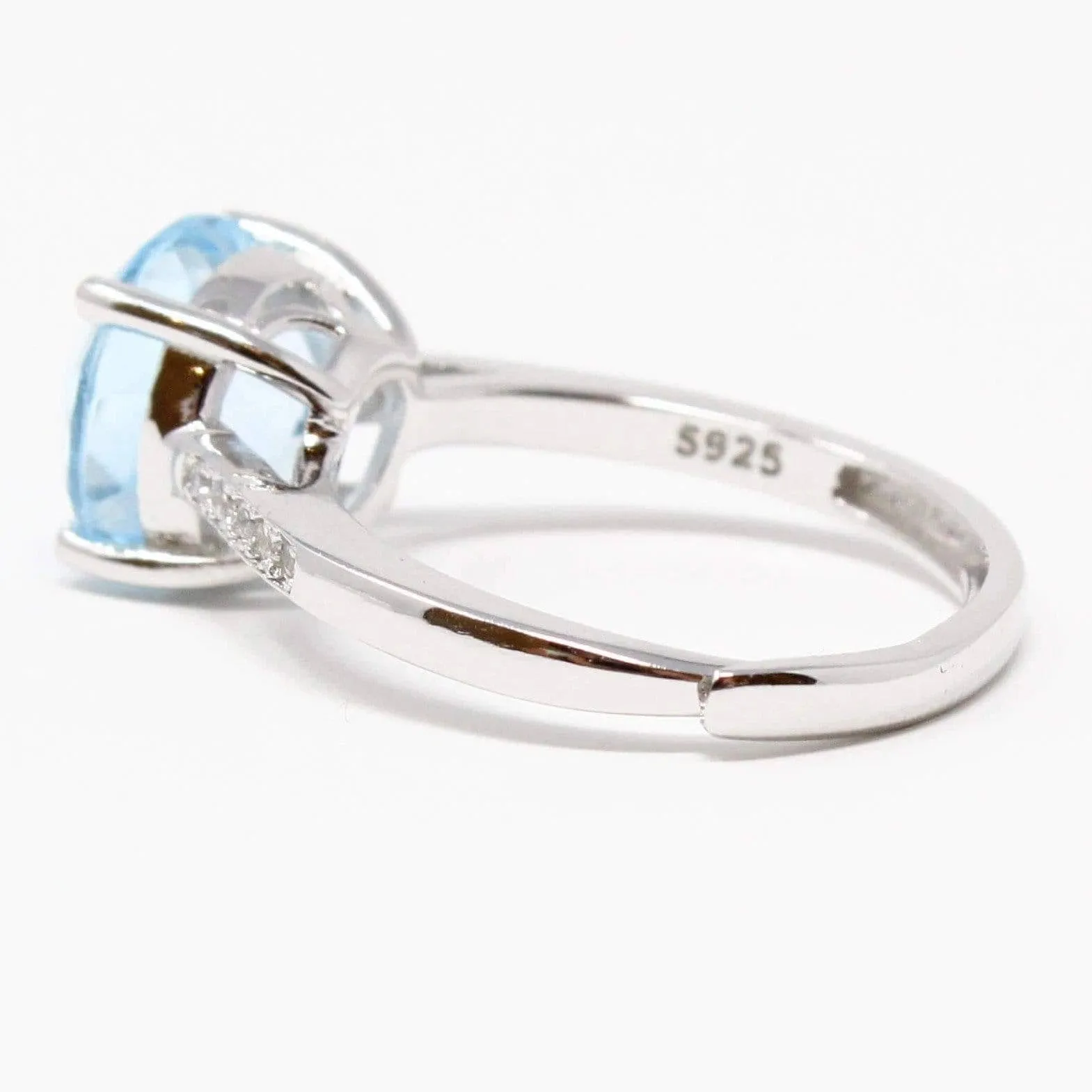 Baikalla? Sterling Silver Sky Blue Topaz Ring