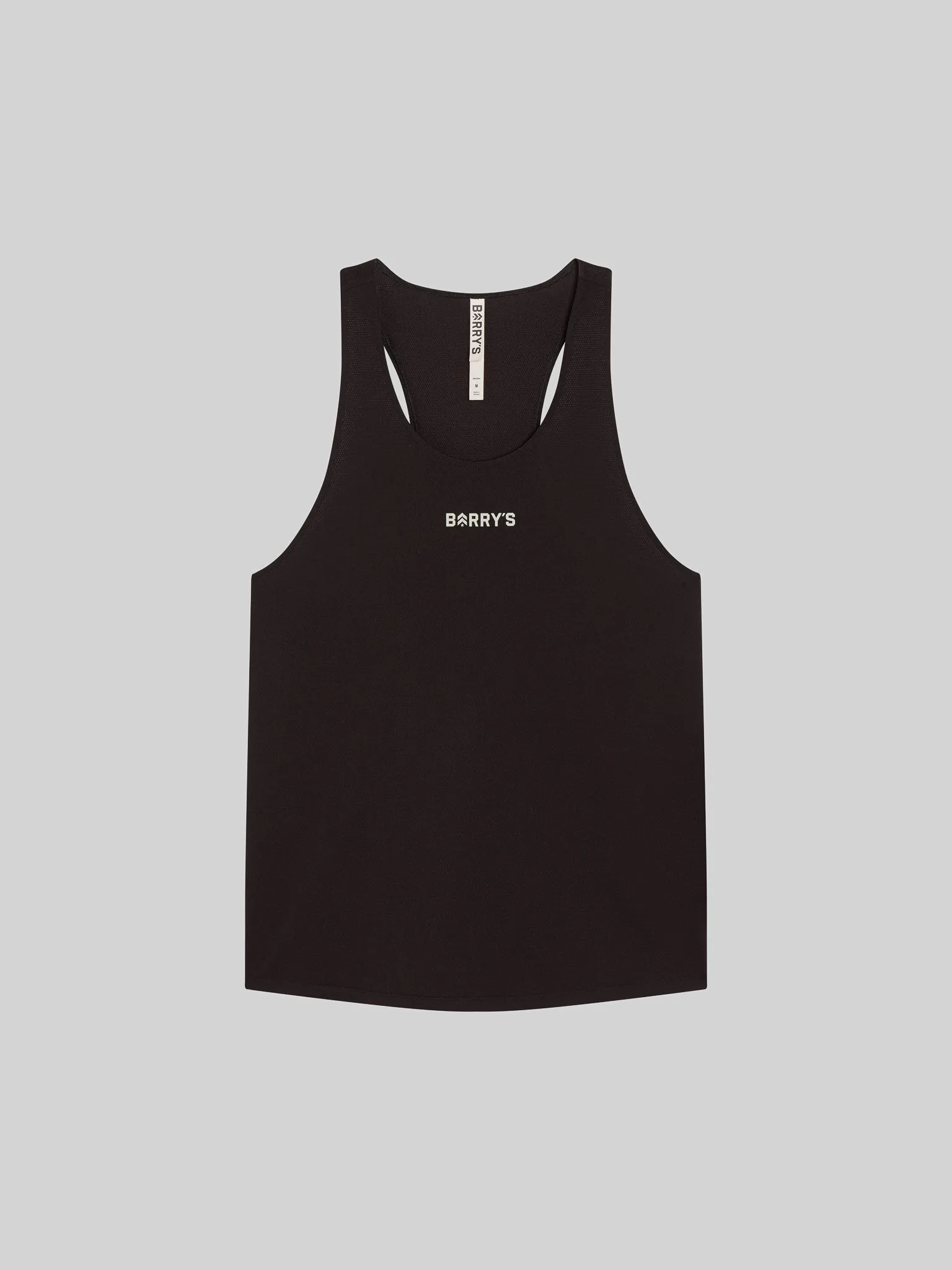 BARRY'S BLACK DASH RACER TANK