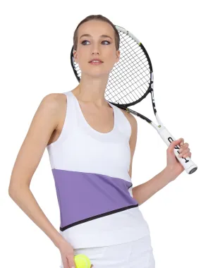 Baseline Tank - White/Lavender Combo