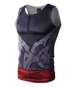 Battle Damaged Black Dragon Ball Z Tank Top