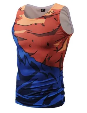 Battle Damaged Vegito Dragon Ball Z Tank Top