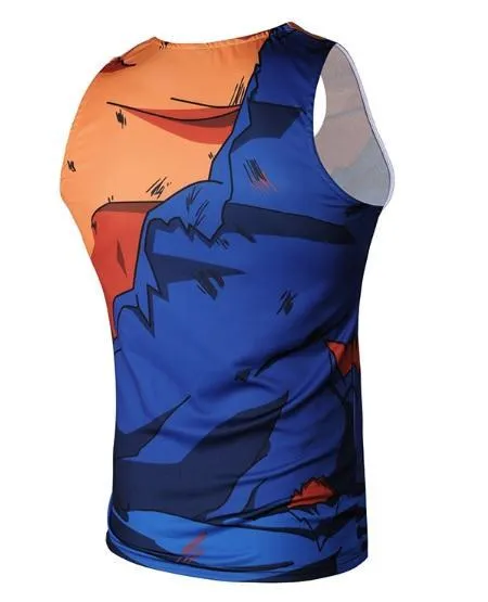 Battle Damaged Vegito Dragon Ball Z Tank Top