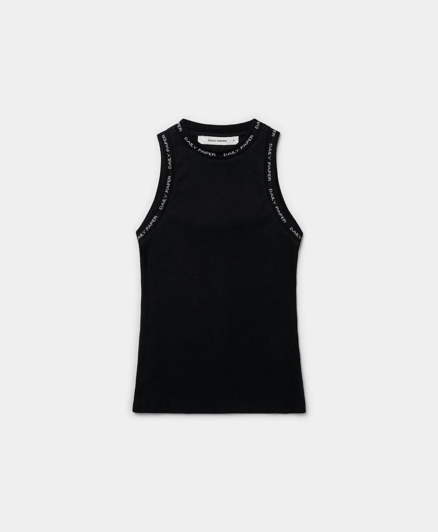 Black Erib Tank Top