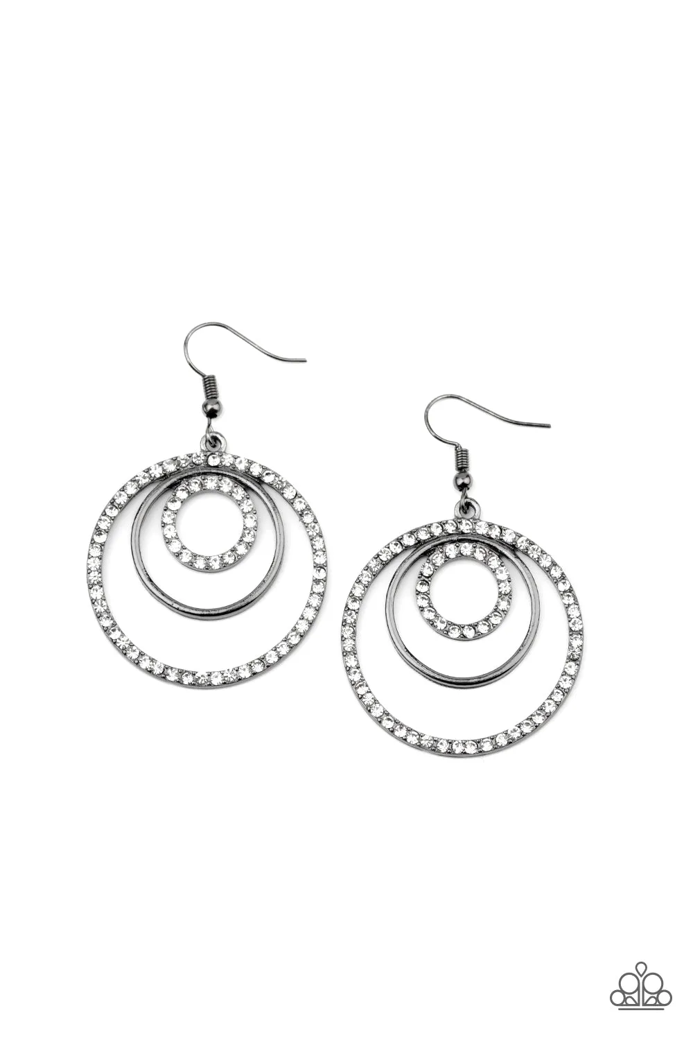 Bodaciously Bubbly - Black Earring