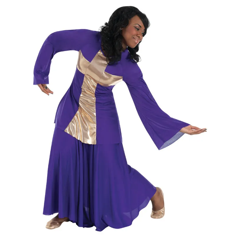 Body Wrappers Praise Dance Cross Pullover