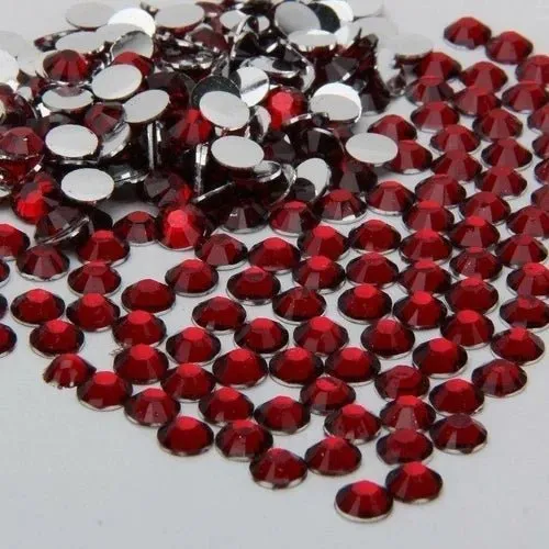 (Burgundy) Dark Siam resin rhinestones