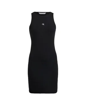 Calvin Klein Racerback Milano Dress Nero