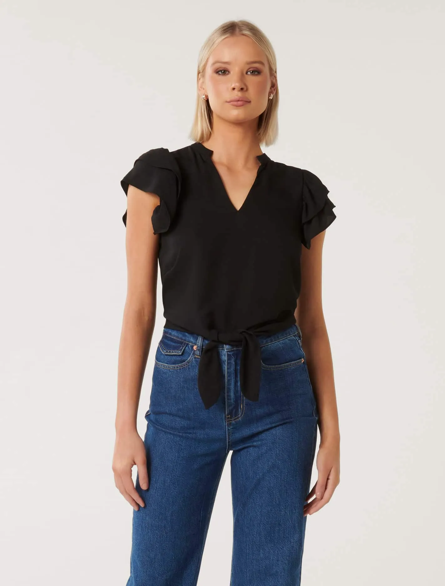 Camila Notched Neck Top