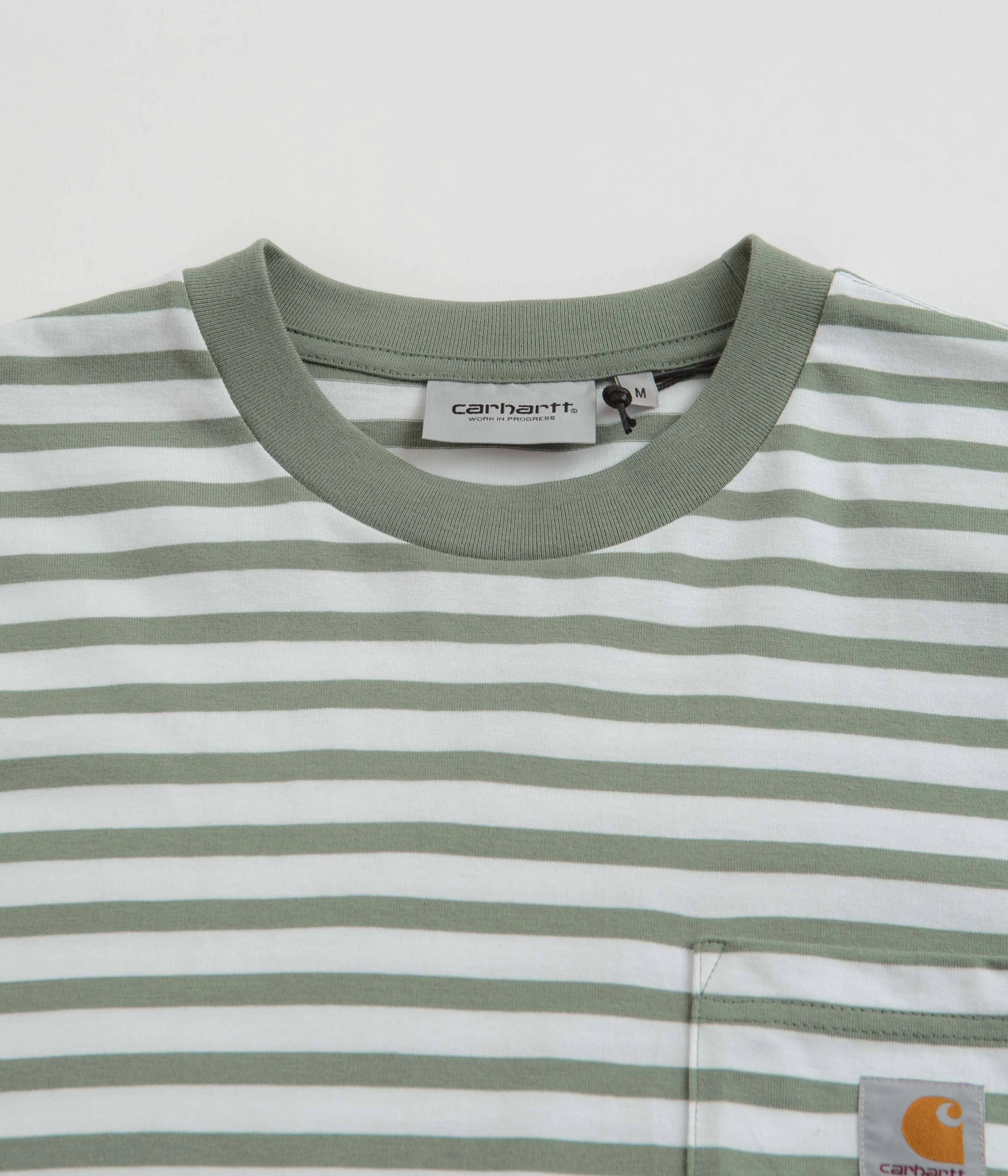 Carhartt Seidler Pocket T-Shirt - Park / White