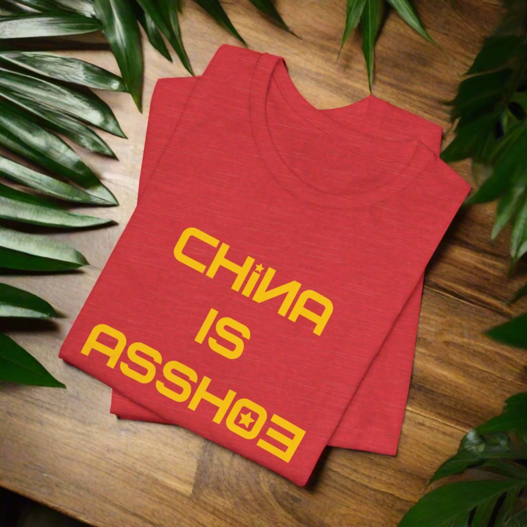 China is Asshoe - Short Sleeve T-shirt