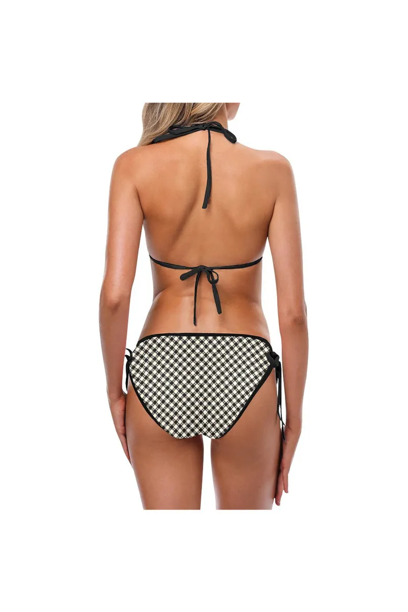 Circles & Squares Custom Bikini Swimsuit