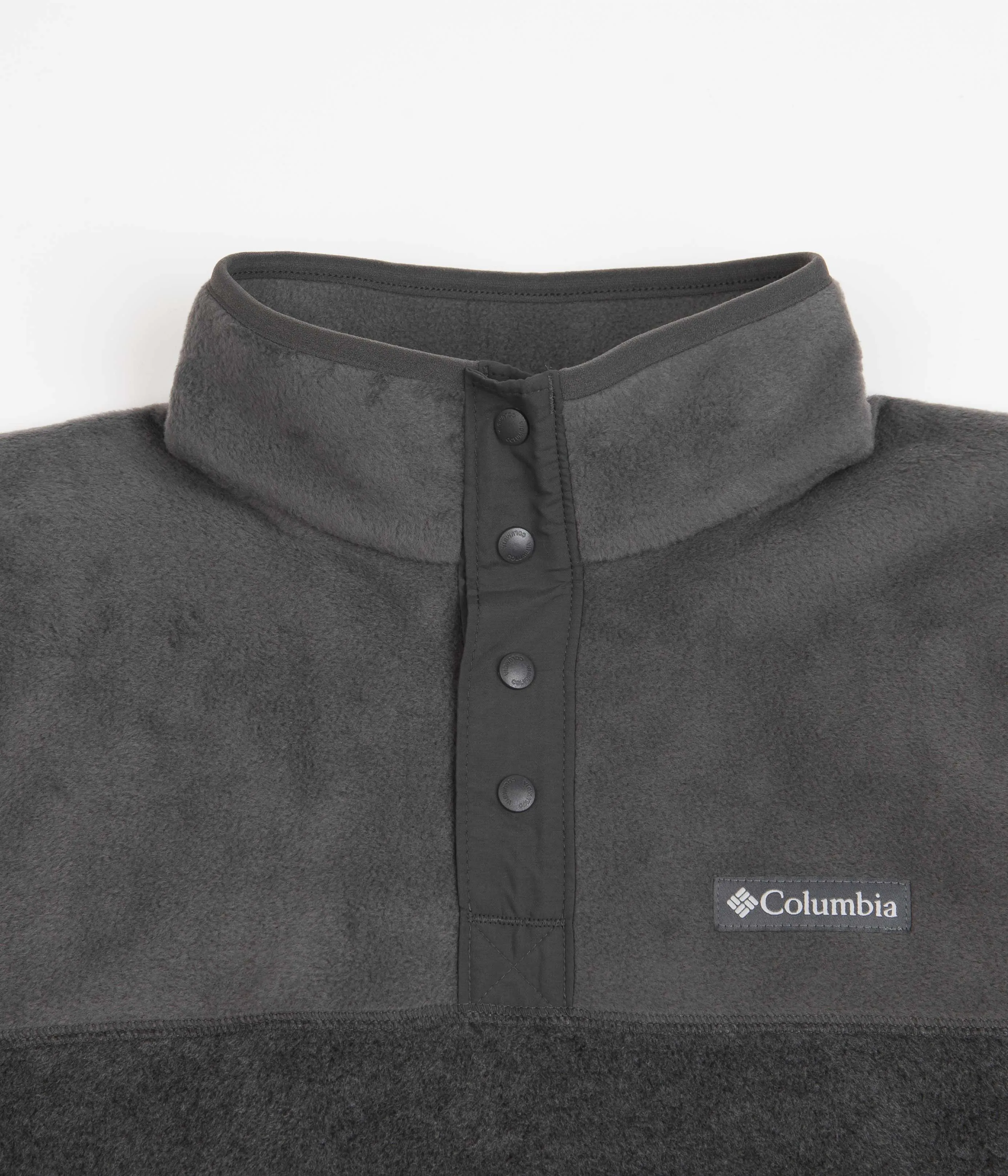 Columbia Steens Mountain Half Snap Fleece - Charcoal Heather / Shark