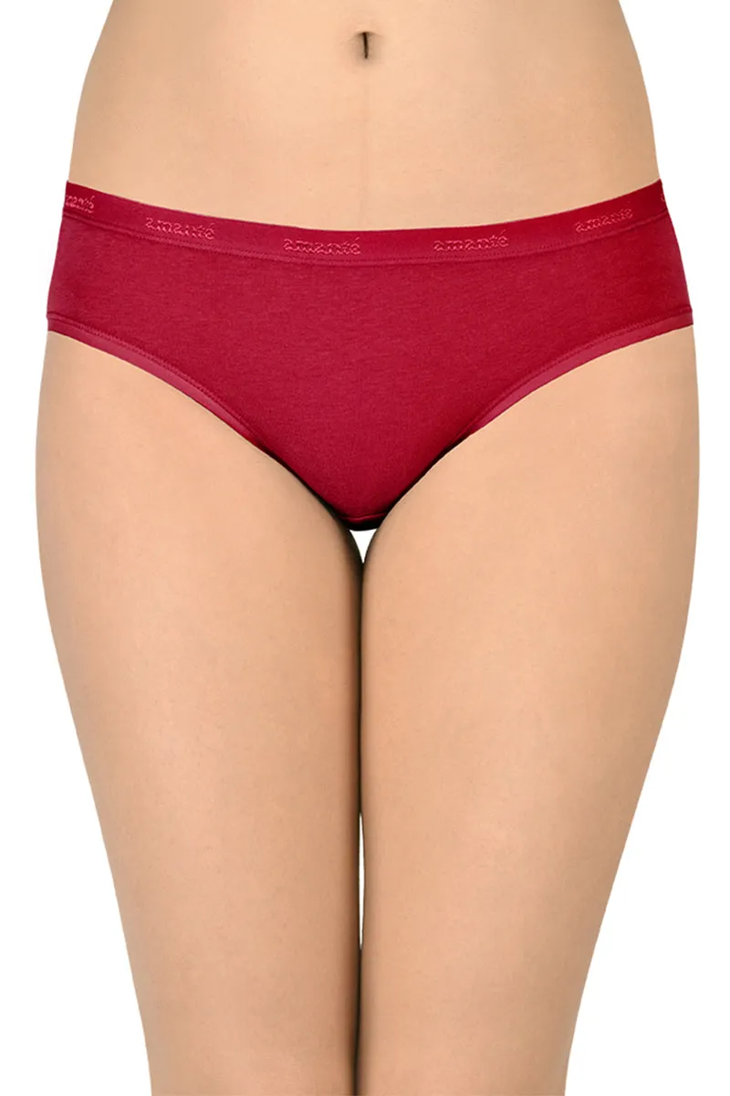 Cotton Bikini Briefs Solid Pack of 3 (Combo 10)