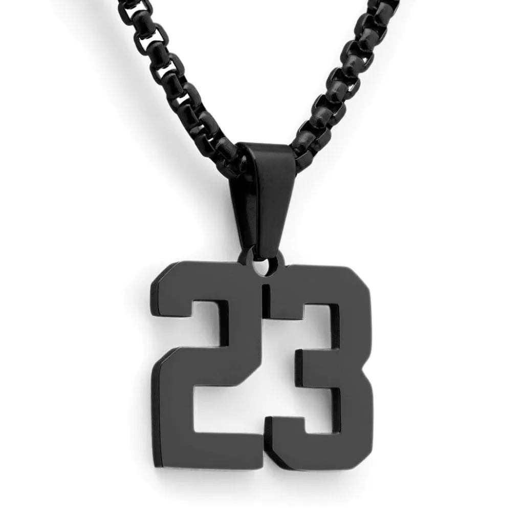 Custom Number Pendant