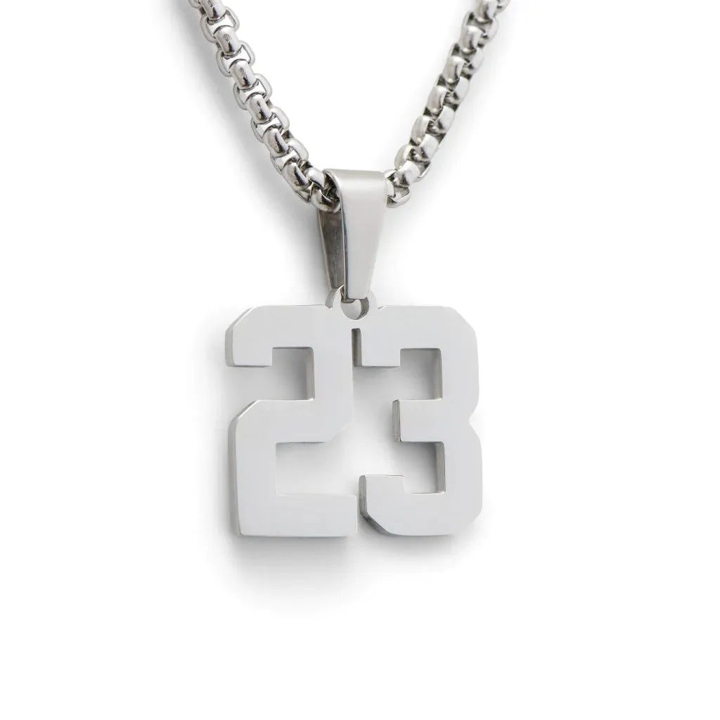 Custom Number Pendant