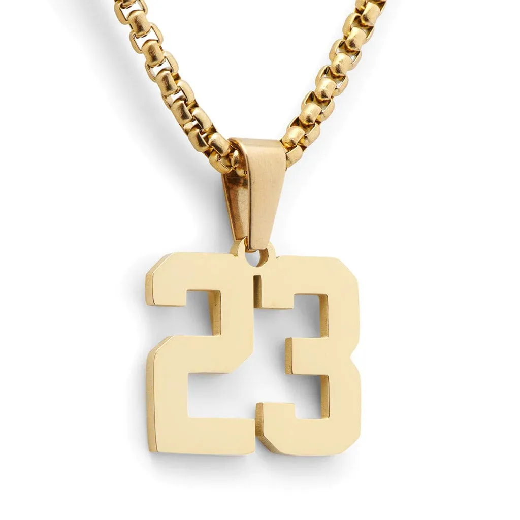 Custom Number Pendant