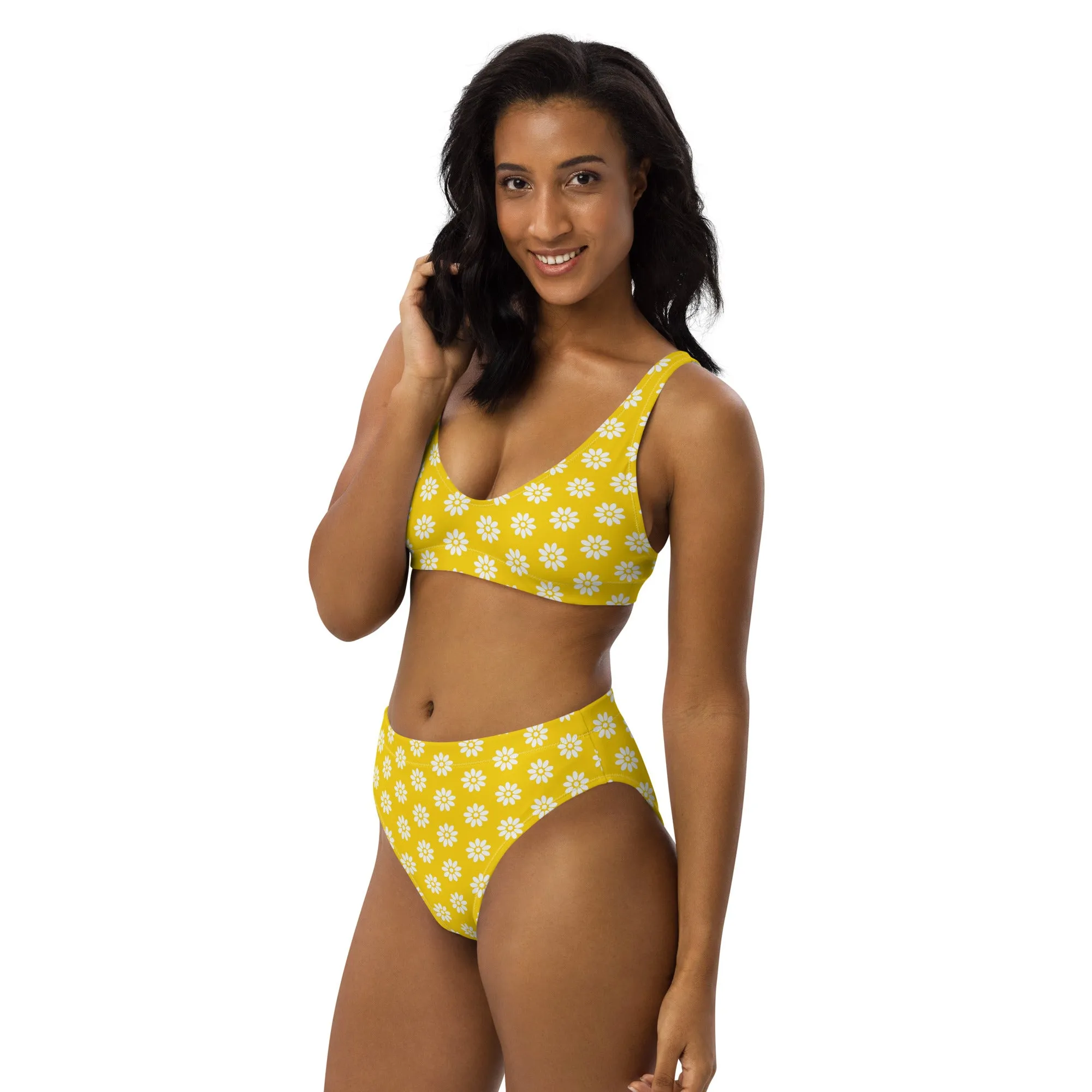 Daisy Recycled high-waisted bikini