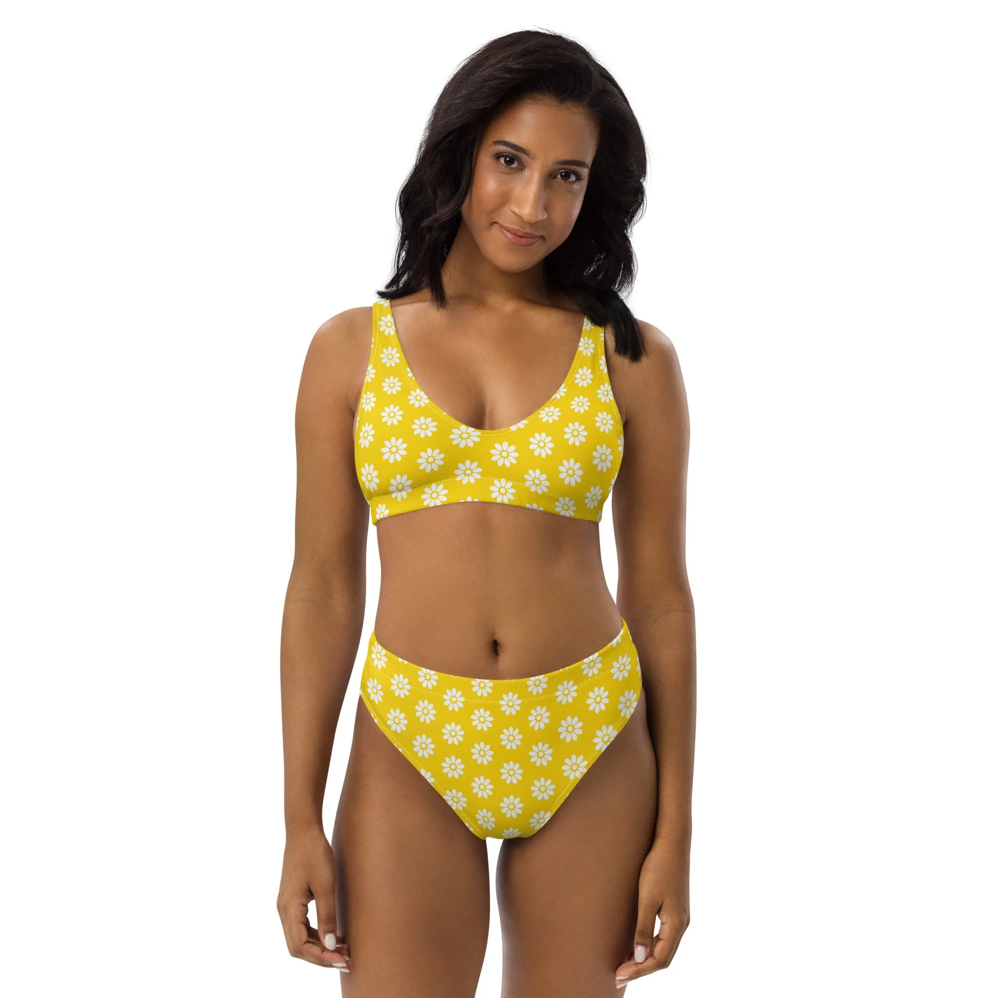 Daisy Recycled high-waisted bikini