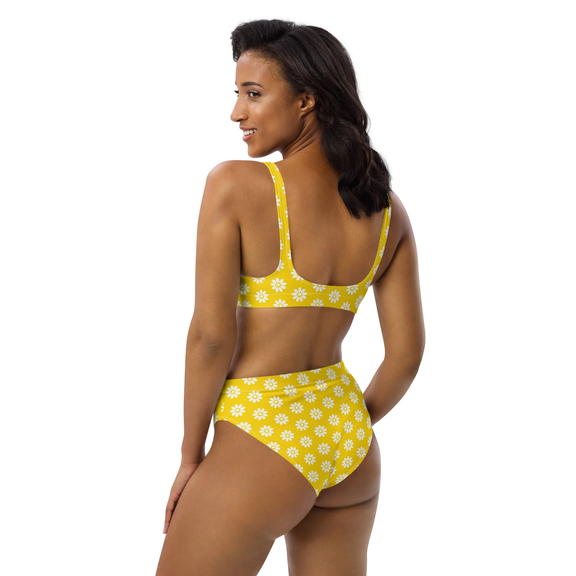 Daisy Recycled high-waisted bikini