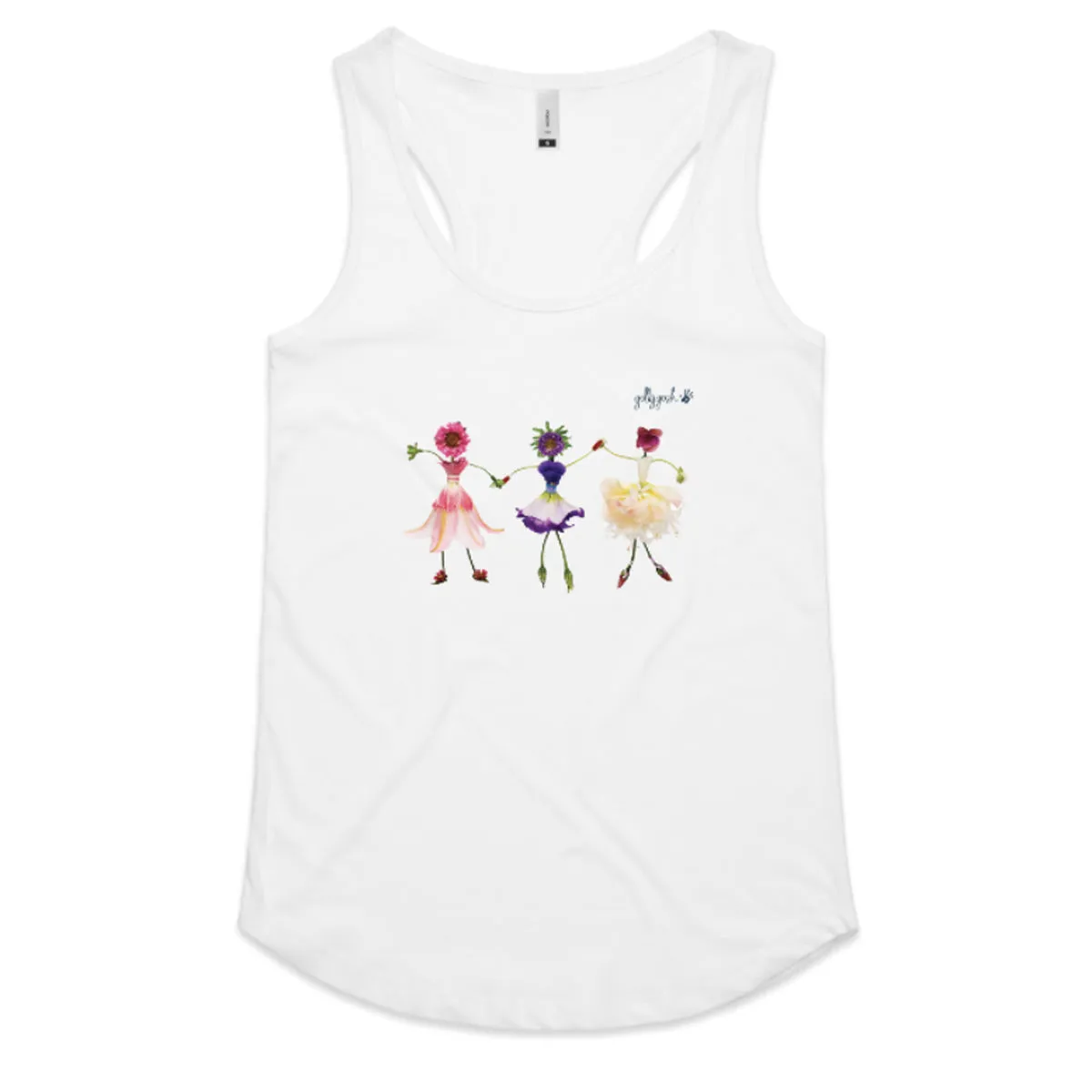 Dancing Girls Racerback Singlet