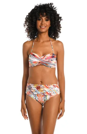 Desert Dream Twist Bandeau Bikini Top - FINAL SALE