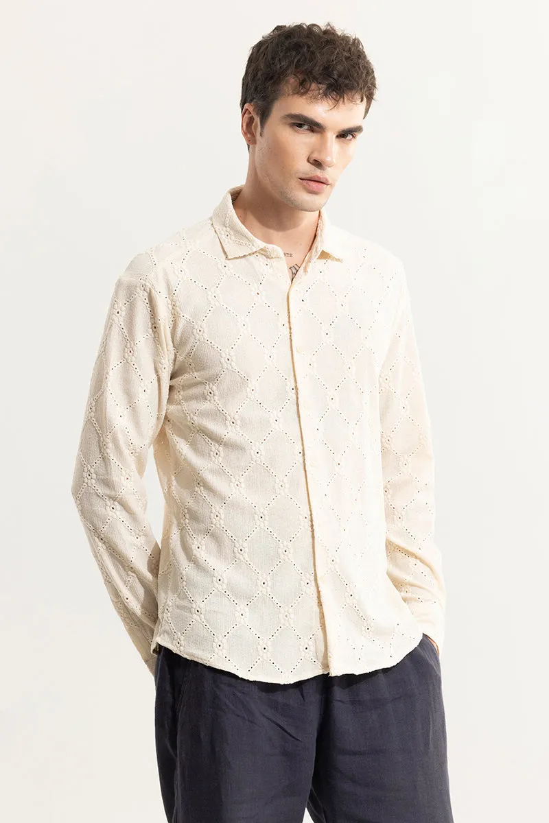 Diamond Craft Cream Shirt