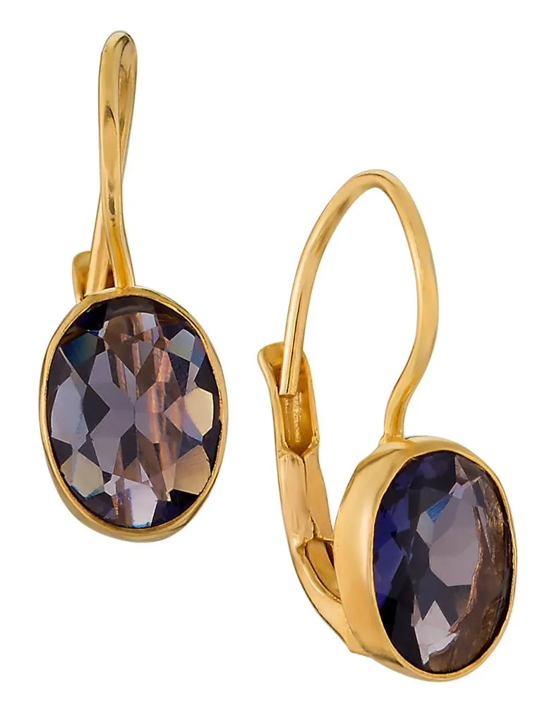 Downtown Diva Iolite Earrings