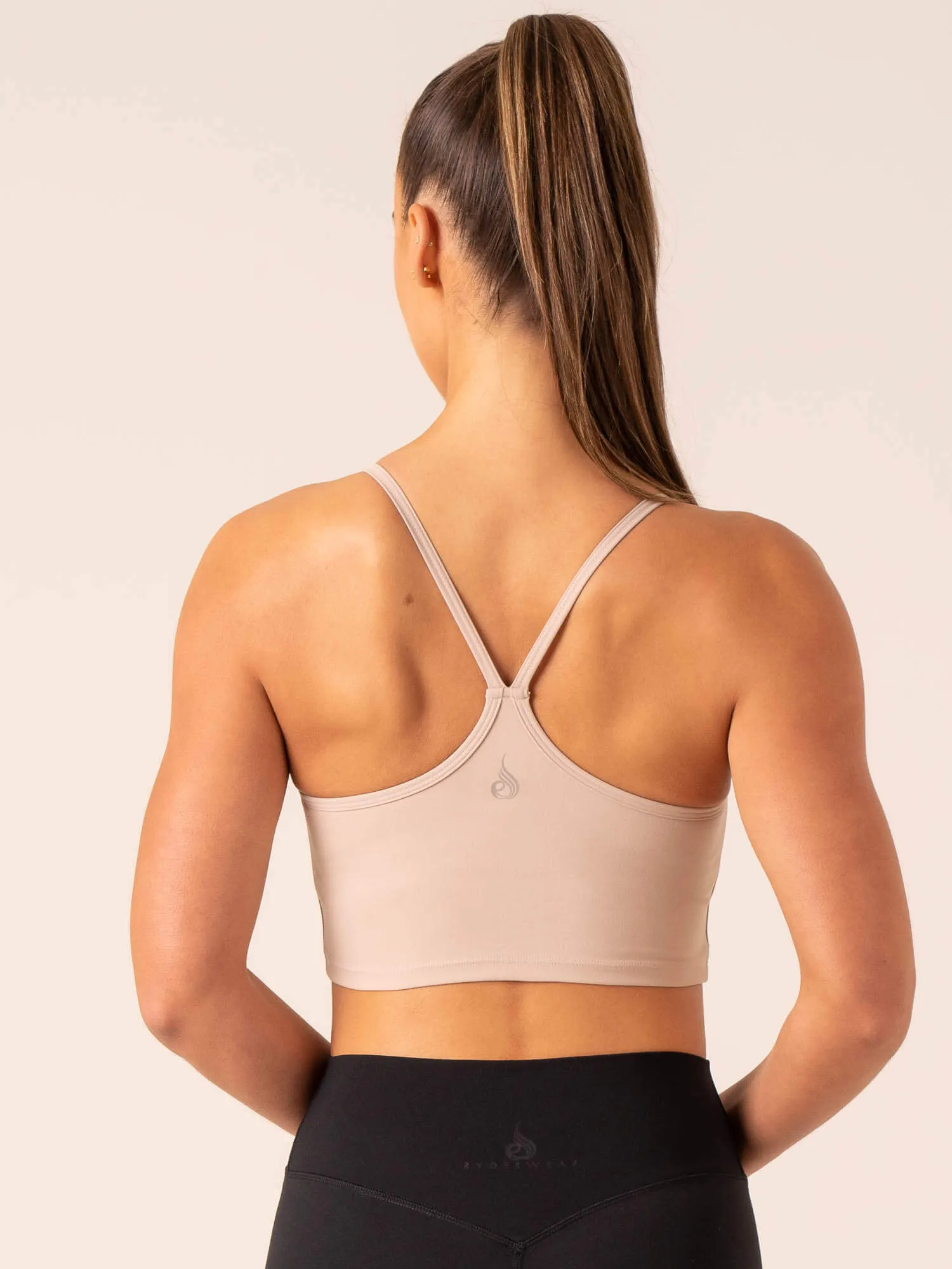 Embody Compression Tank Bra - Mushroom