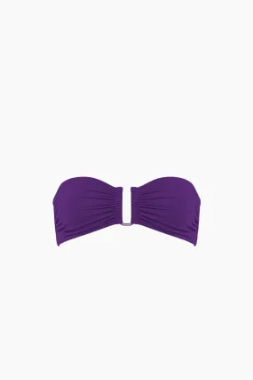 Eres Show Strapless Bikini Top - Inka Purple