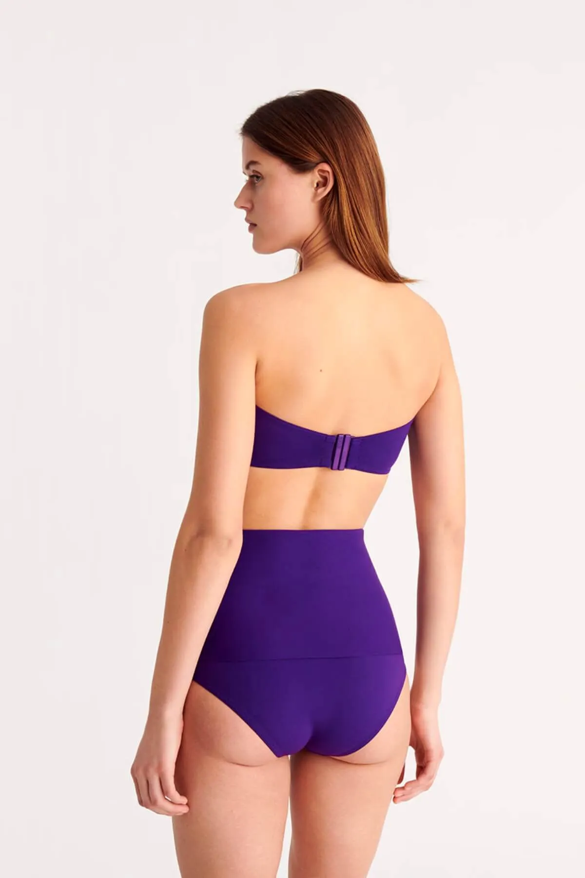 Eres Show Strapless Bikini Top - Inka Purple