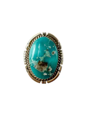 Espanola Authentic Sonoran Rose Turquoise Ring