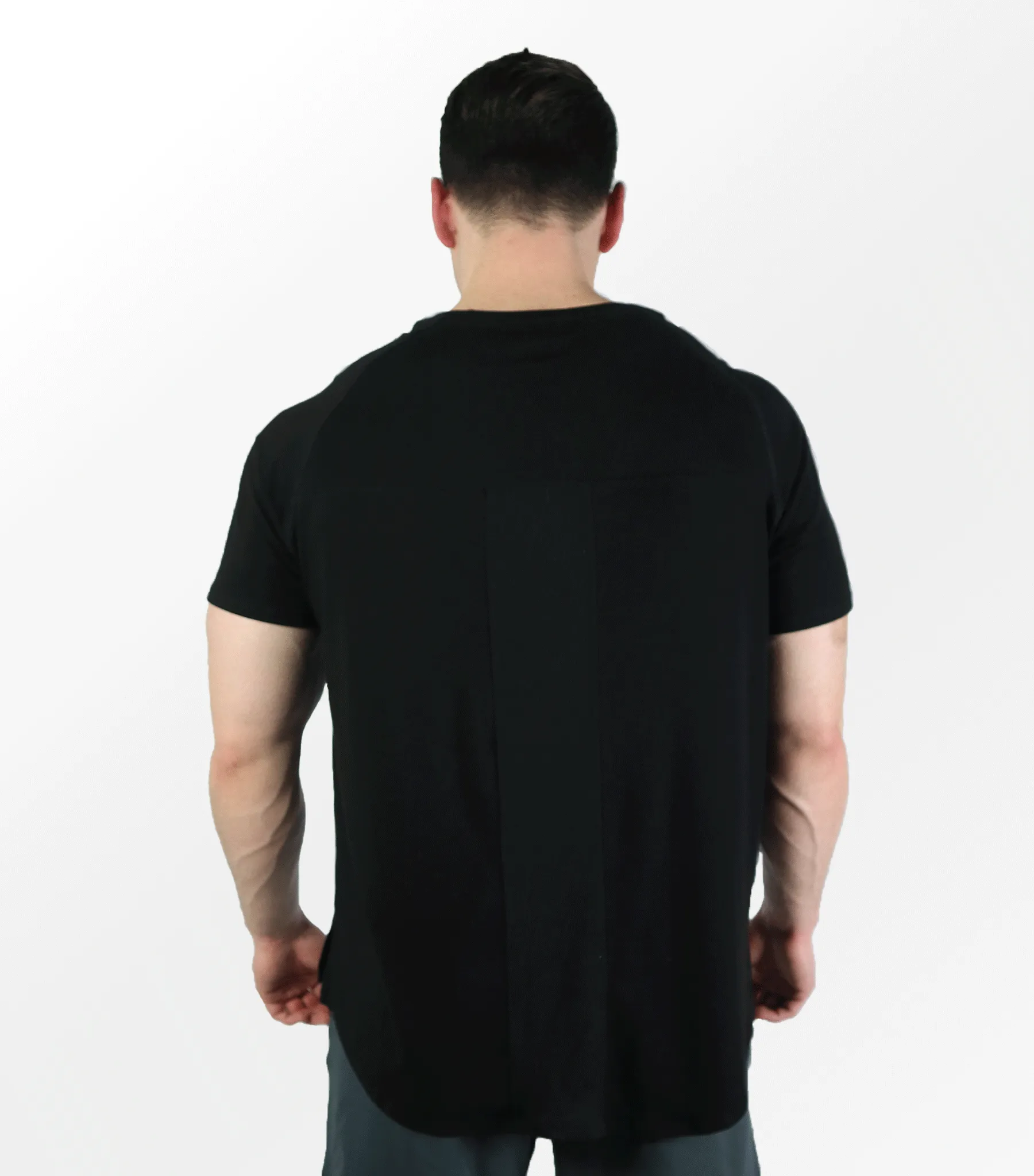 Eucalyptus Mesh Tee - Black