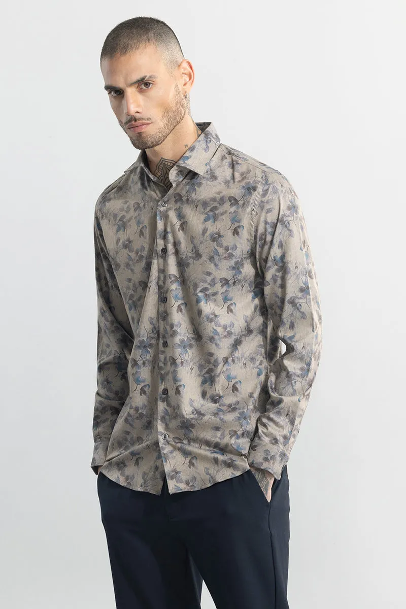 Fallen Flower Grey Shirt