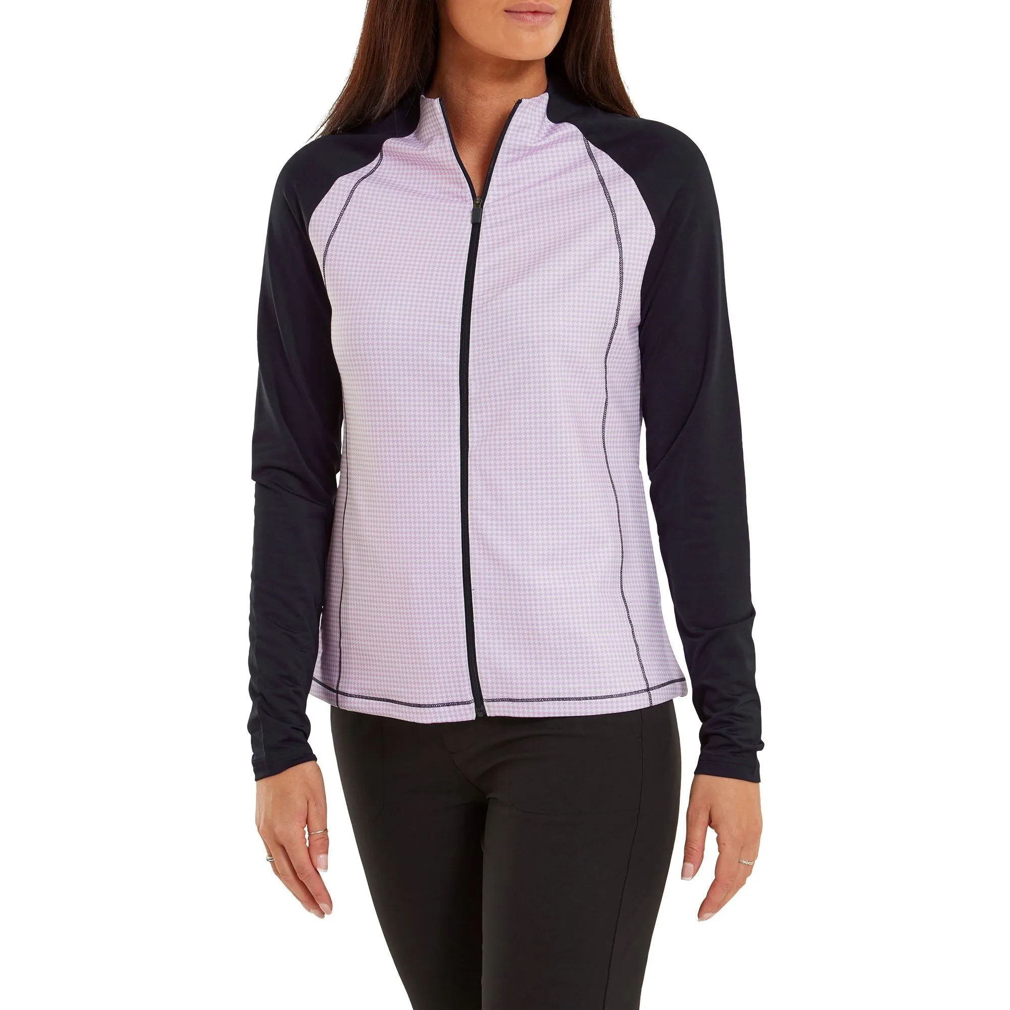 FOOTJOY Pull Over Veste imprimé PIED DE POULE