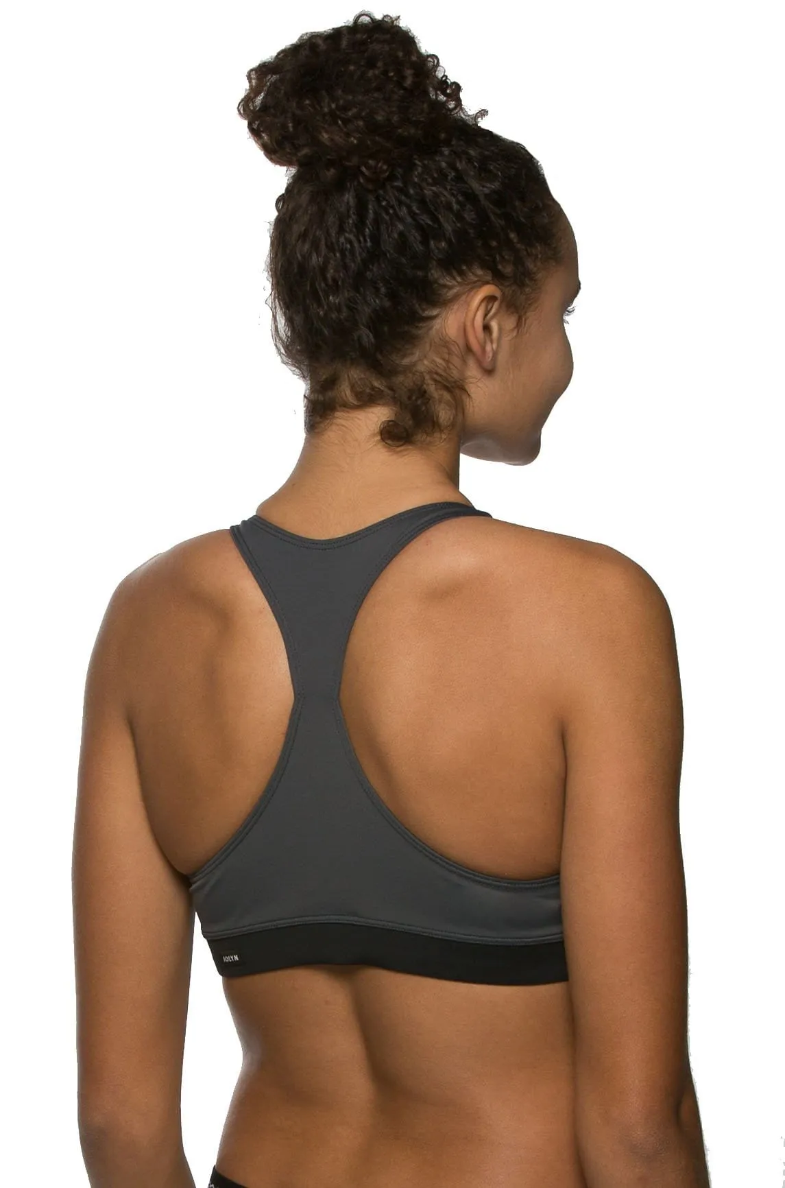 Forest Sports Bra - Charcoal/Black