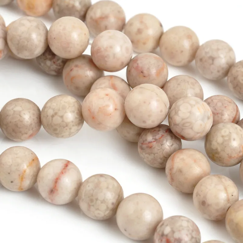 Gemstone-10mm Round-Natural Maifan Stone-15.5 Inch Strand-Quantity 1