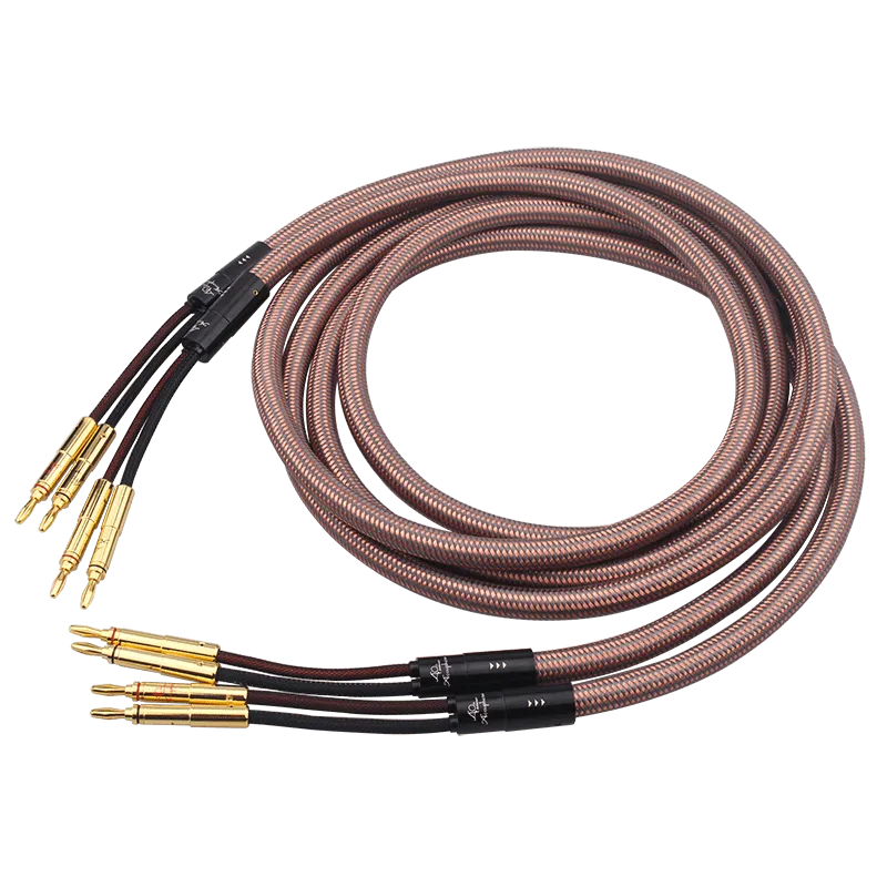 Grey Knight 40th Anniversary Edition HiFi Golden Voice Pure Copper Speaker Cable Main Audio Center Cable High Current