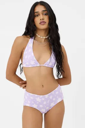 Harlow Terry Halter Bikini Top - Luna