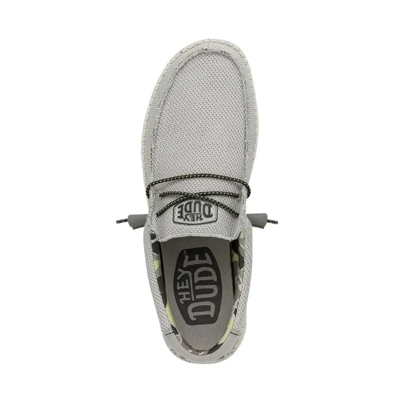 'Hey Dude' Men's Wally Sox Triple Needle - Fog