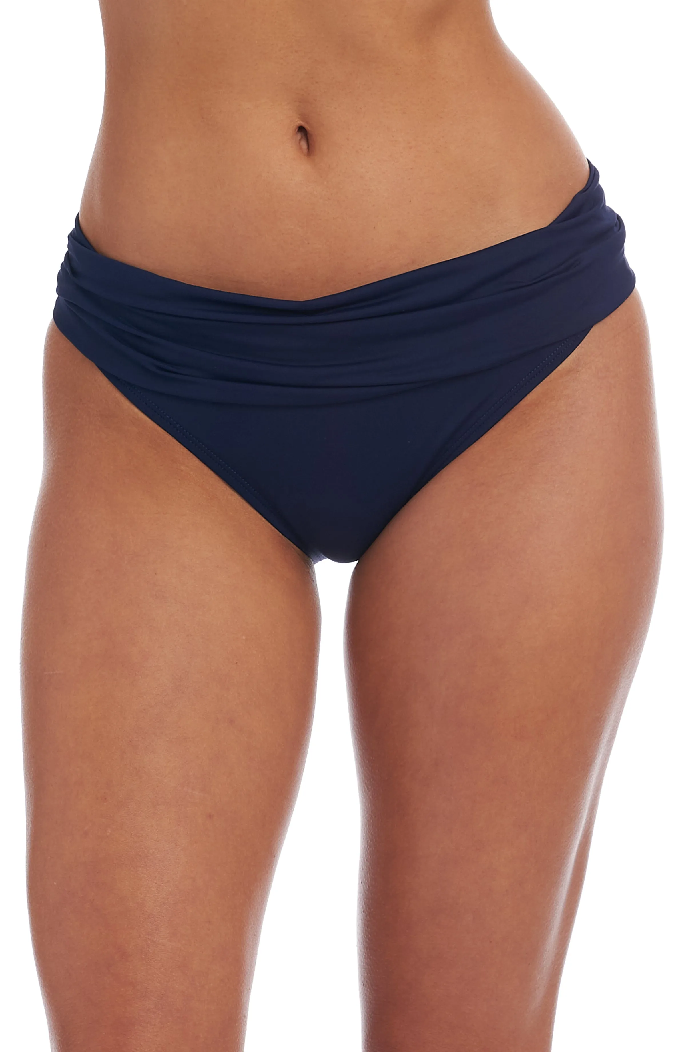 Island Goddess Shirred Band Hipster Bottom - Indigo