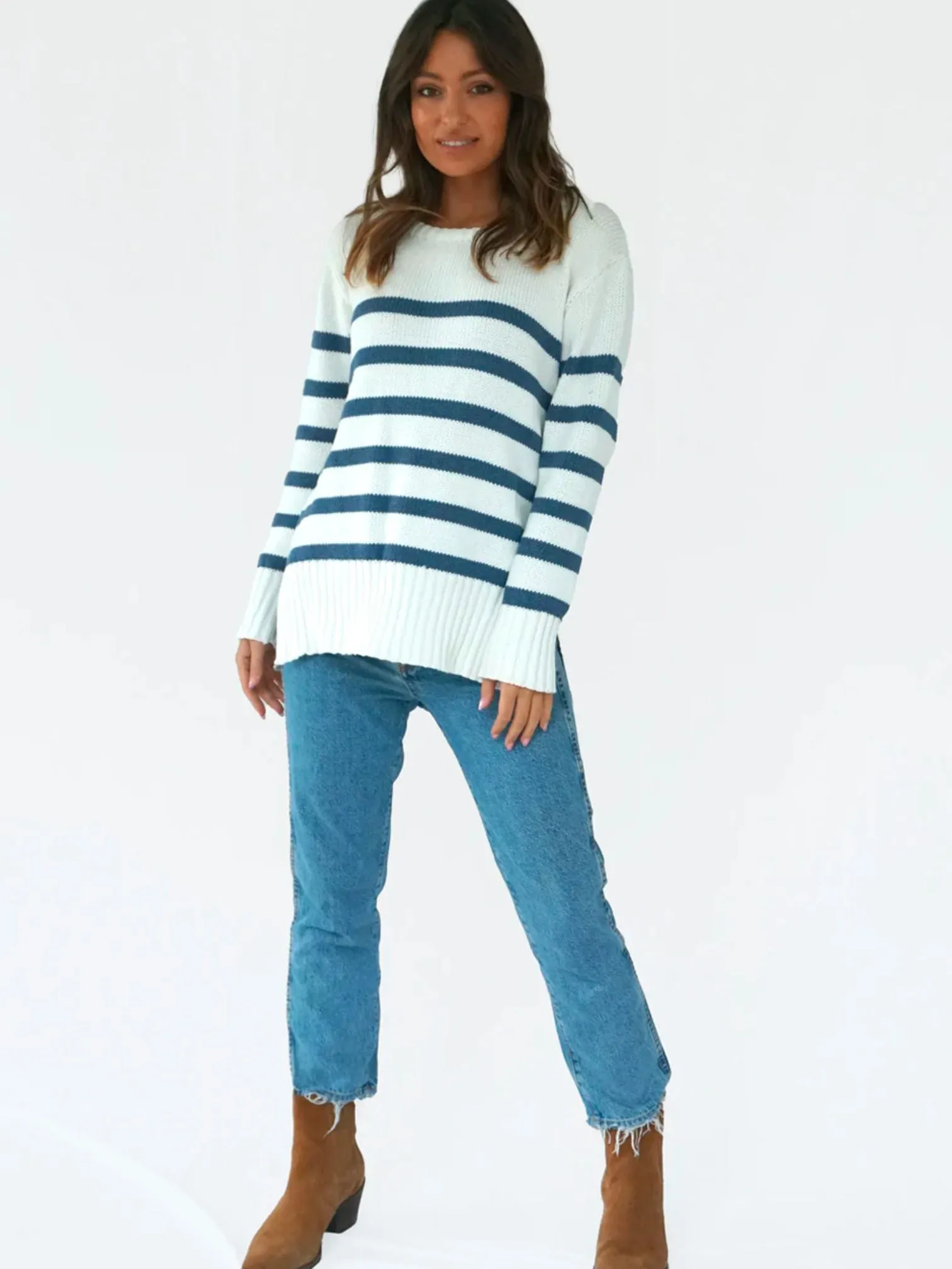 Jodi Stripe Sweater