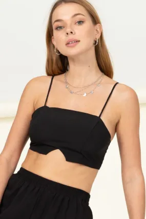 Jr Top Cami - Woven Black