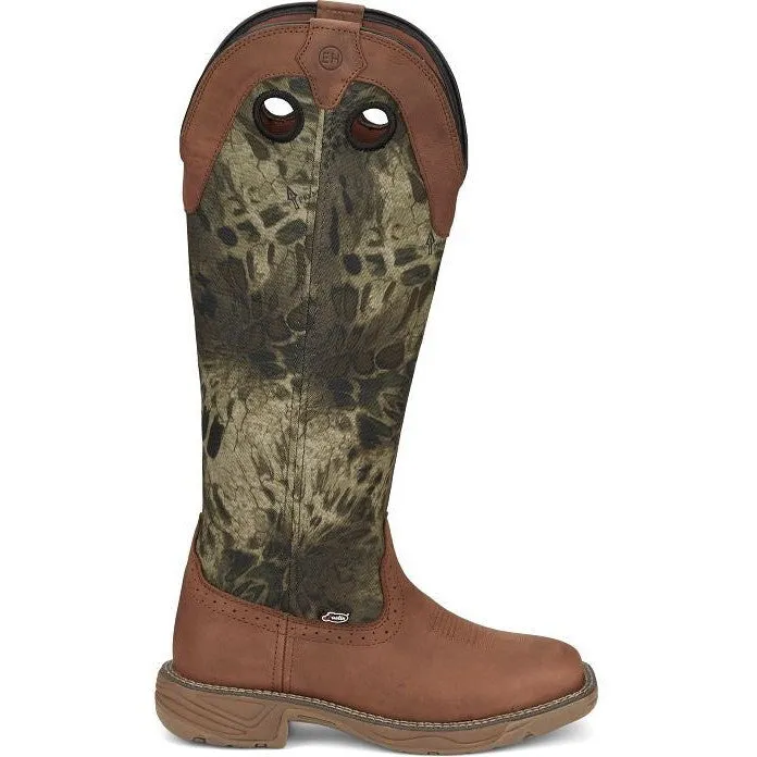 Justin Women's Rush Strike 17 Western Work Boot -Brown- SE4361